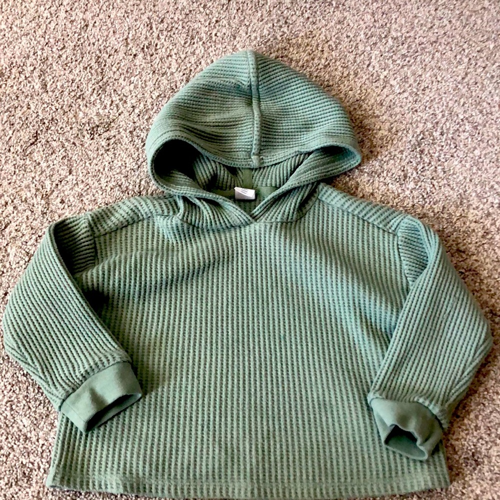 Gap 3T waffle knit hoodie